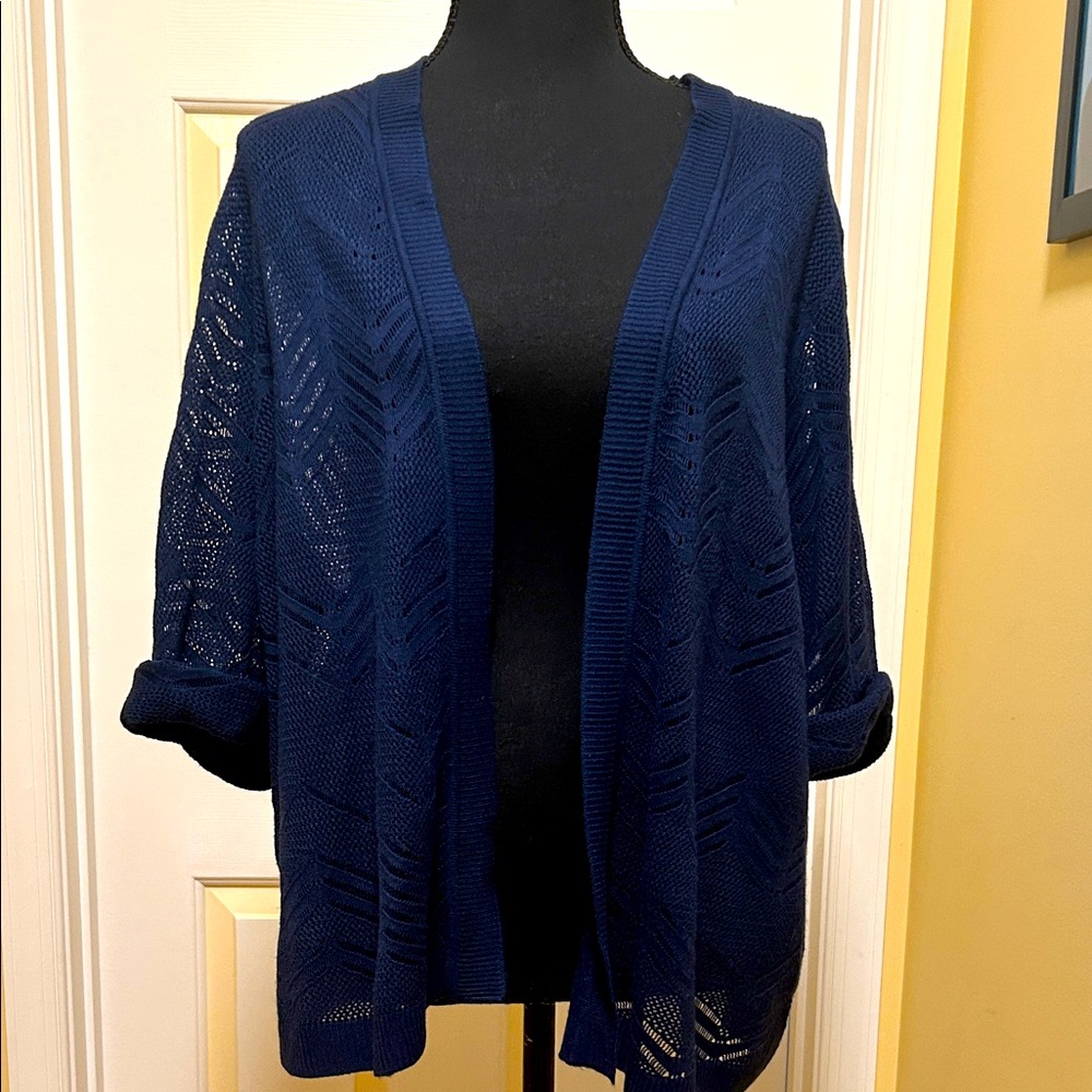Avenue Deep Blue Women's Cardigan